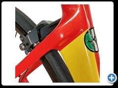 FONDRIEST DARDO (Aero Road) ULTEGRA - Red Yellow