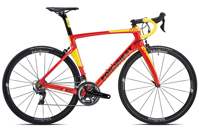 FONDRIEST DARDO (Aero Road) ULTEGRA - Red Yellow